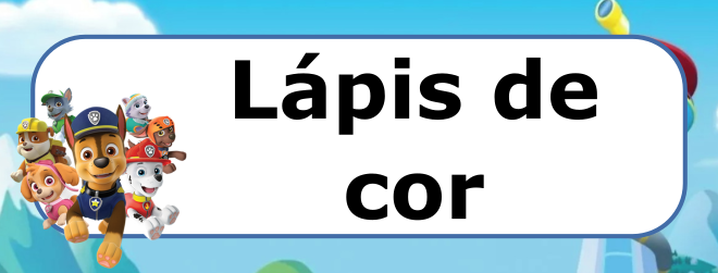 Etiquetas escolares Patrulha canina