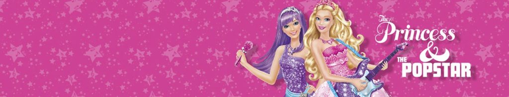rótulo agua barbie princesa e a pop star
