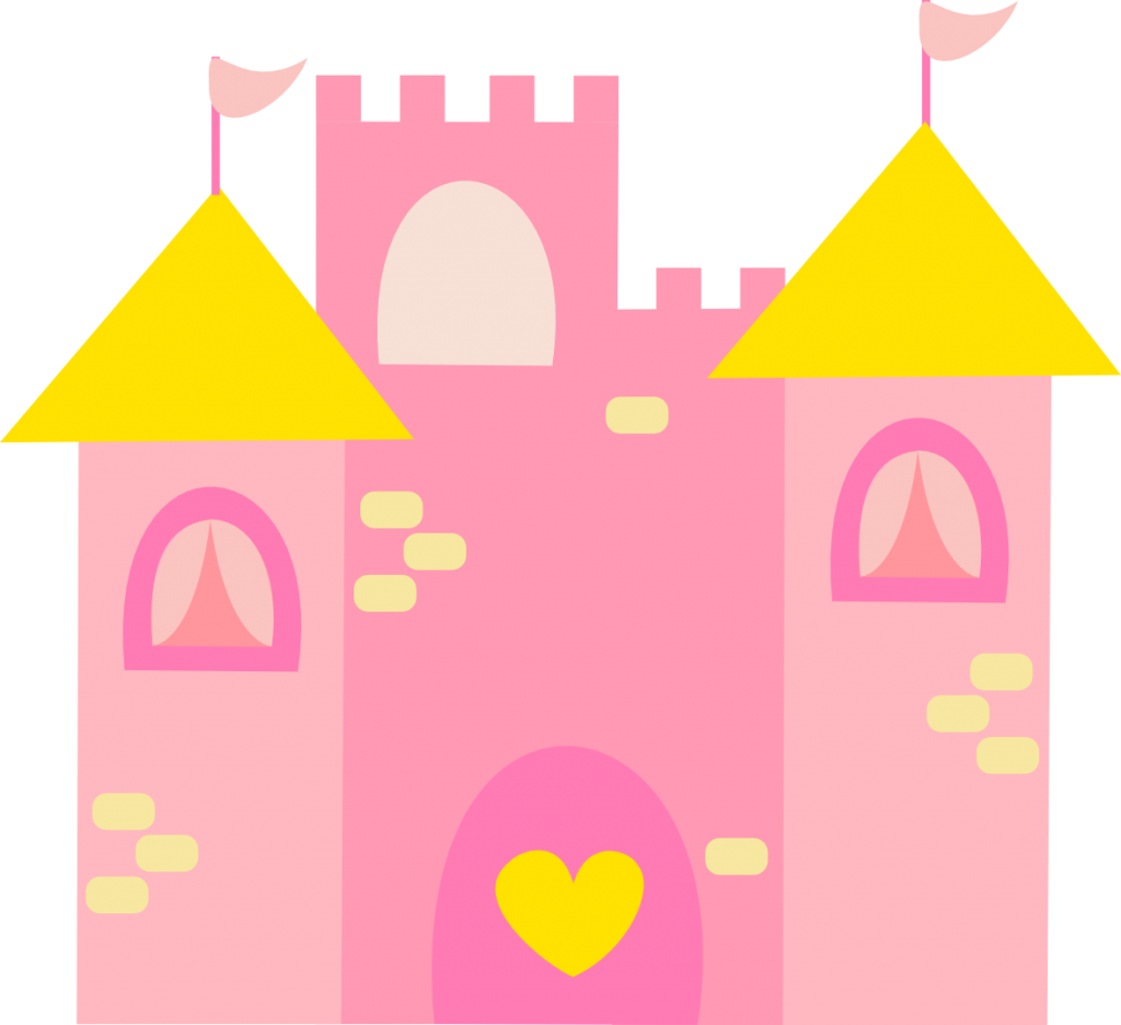 imagem castelo rosa png grátis