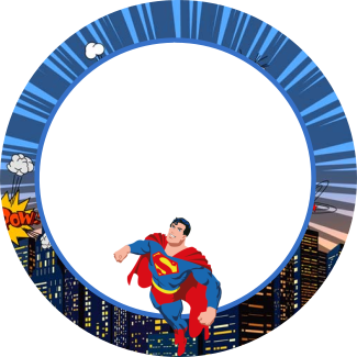Etiquetas escolares Superman
