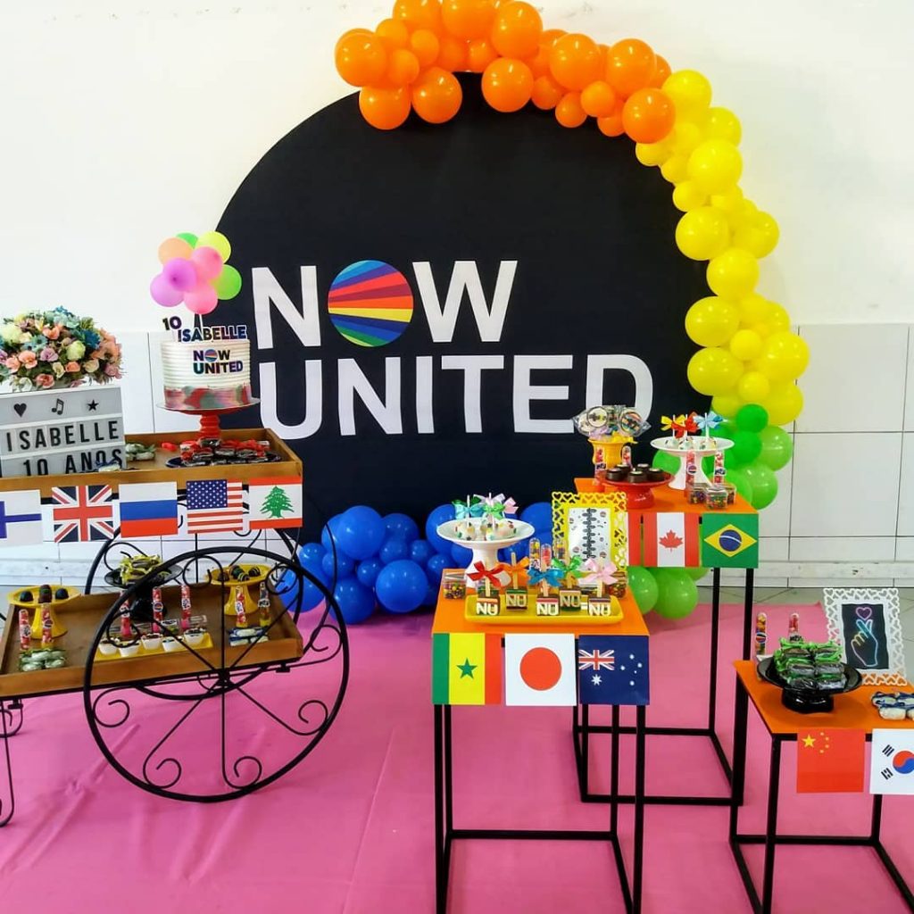 Festa Now United 50 ideias para te inspirar