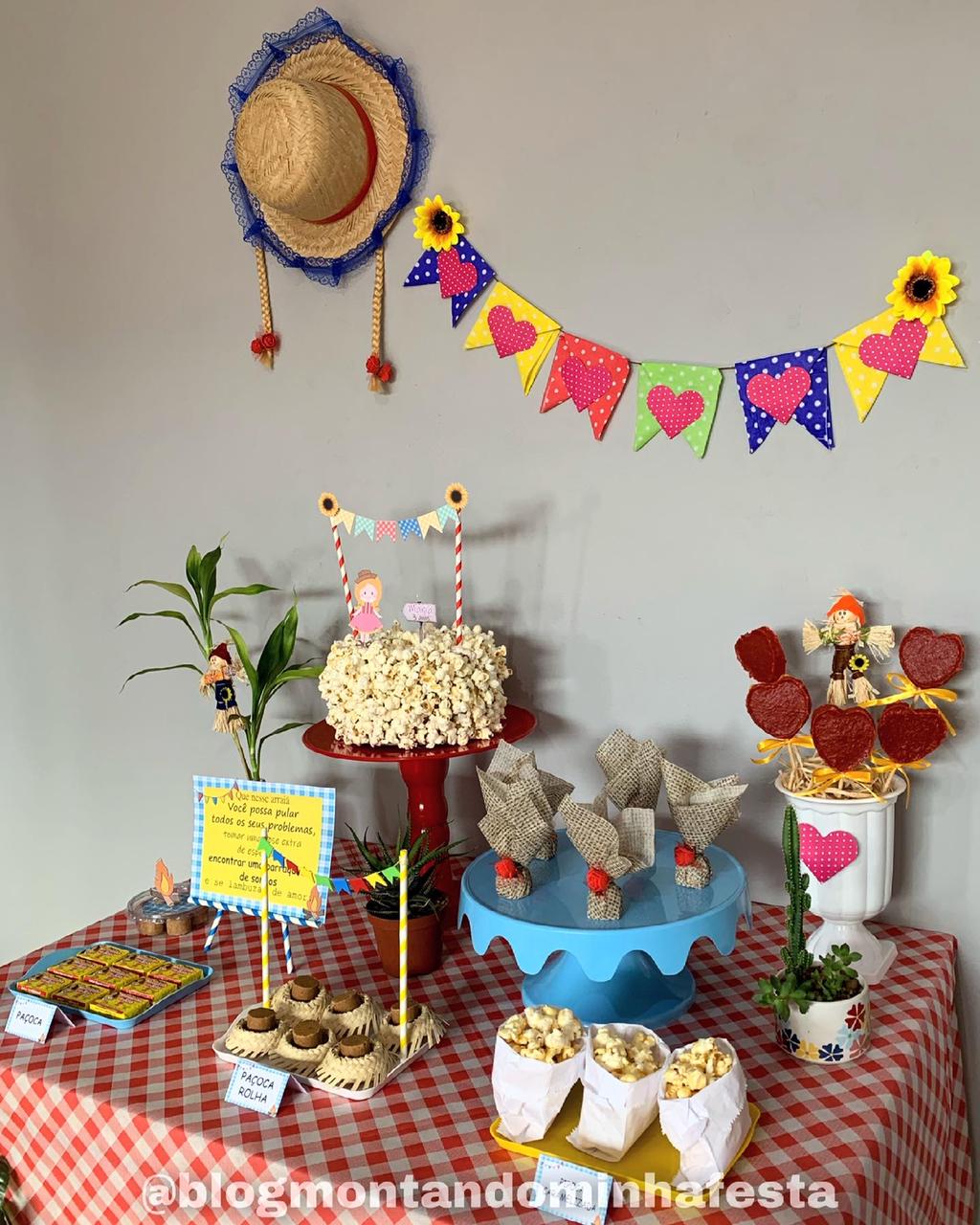 Como fazer decoração festa junina simples e barata
